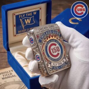 Chicago Cubs 150Th Anniversary 2026 Zippo Case 2