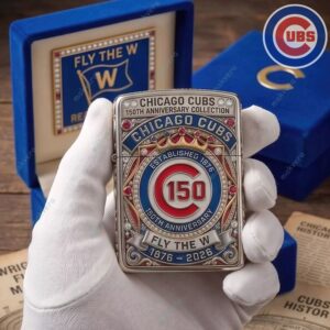 Chicago Cubs 150Th Anniversary 2026 Zippo Case