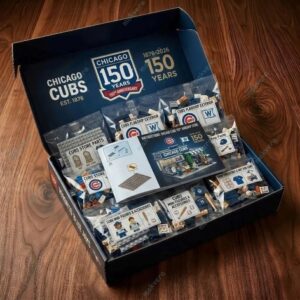 Chicago Cubs 150th Anniversary Collection Building Blocks Set 3