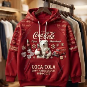 Coca Cola 140 Years Of Preshment 3D Hoodie 2