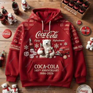 Coca Cola 140 Years Of Preshment 3D Hoodie 4