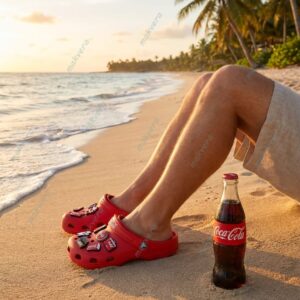 Coca Cola 140th Anniversary Est 1886 Clog Crocs 2
