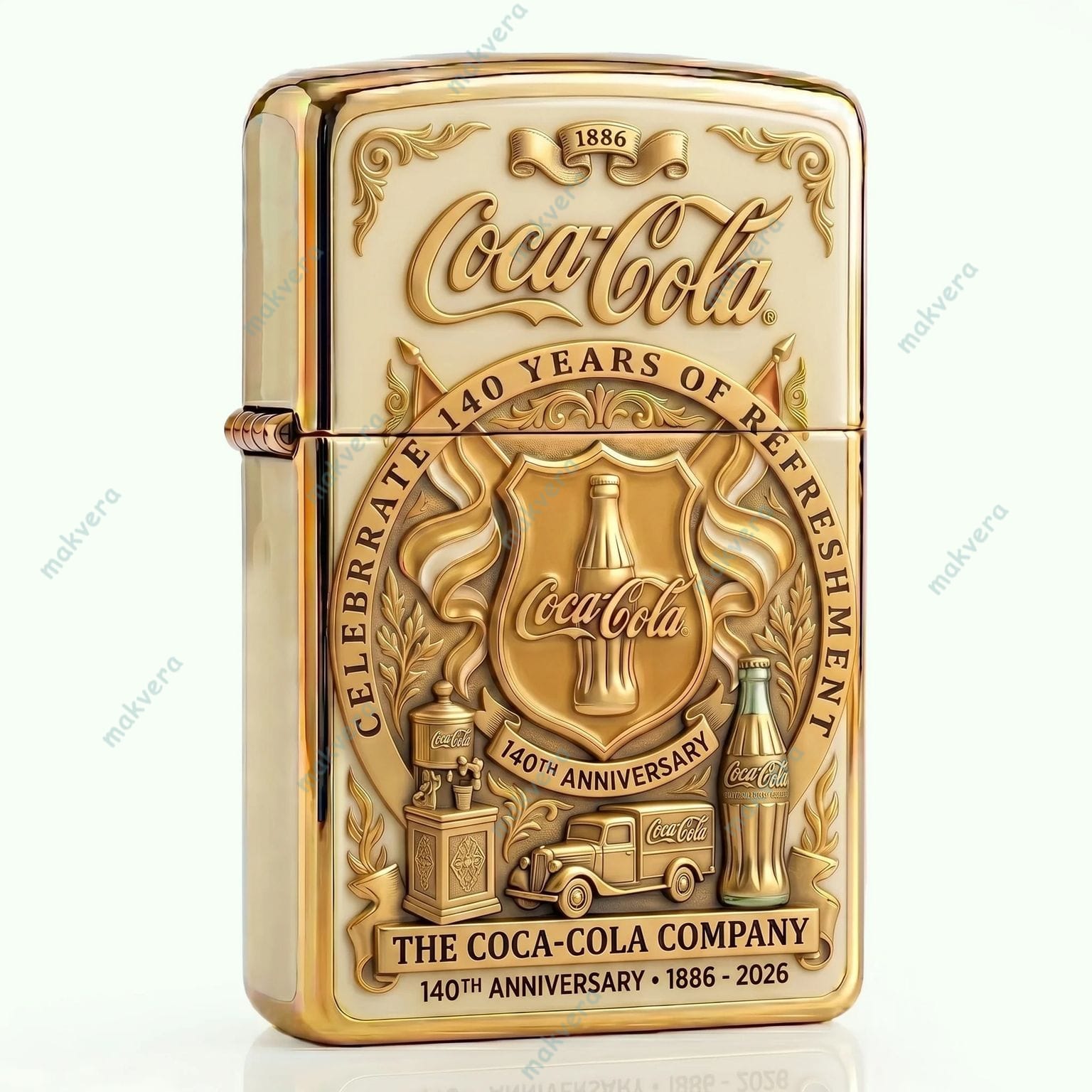 Cola EST. 1886 140Th Anniversary Zippo Lighter 4