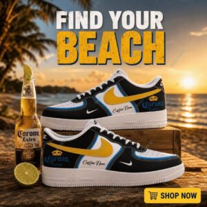Corona Extra Beer Mexico Custom Air Force 1 Sneaker