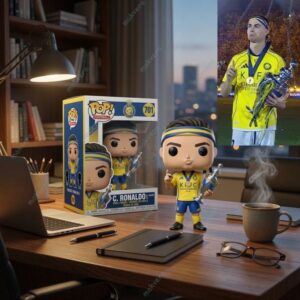 Cristiano Ronaldo Al Nassr FC State of Champions Collectible Pop Figure 2