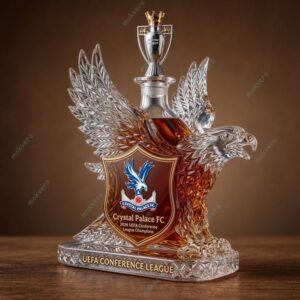 Crystal Palace FC 2026 UEFA Conference League Champions Whiskey Bottle