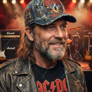 Custom AC/DC A Tribute To 53 Years Of Rock Cap