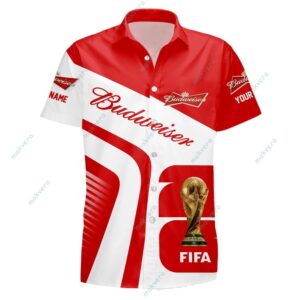 Custom Budweiser FIFA World Cup 2026 Hawaiian Shirt 2