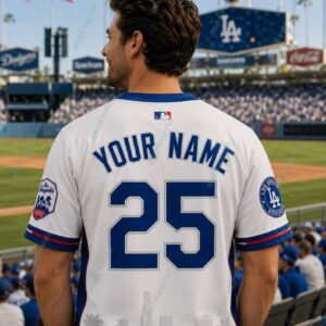 Custom Los Angeles Dodgers MLB Baseball Jersey 2