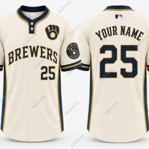 Custom Milwaukee Brewers MLB Baseball Jersey