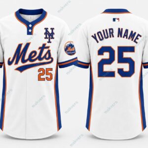 Custom New York Mets MLB Baseball Jersey