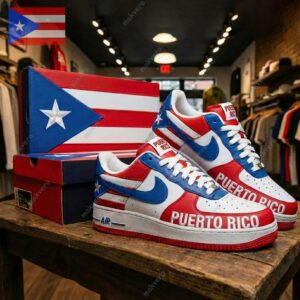 Custom Puerto Rico Air Force 1 Sneaker 2