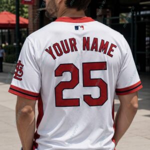 Custom St. Louis Cardinals MLB Baseball Jersey 3