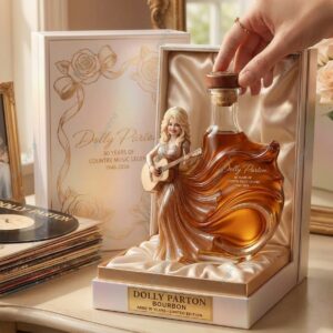 Dolly Parton 80 Years of Country Music Legend Whiskey Bottle