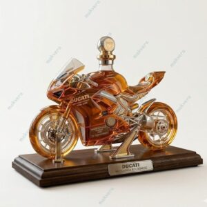 Ducati 100th Anniversary Sportbike Whiskey Bottle 3