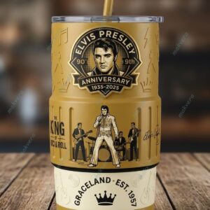 Elvis Presley 90th Anniversary 1935-2025 Tumbler 2