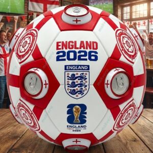 England World Cup 2026 Match Ball Beer Cooler 2