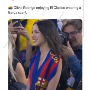 FC Barcelona Olivia Rodrigo Spotify Scarf 2026