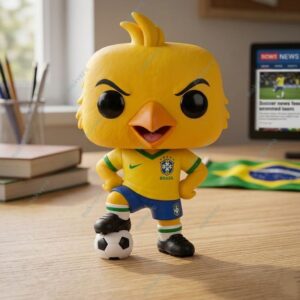 FIFA 2026 Canarinho Mascot Brazil Figure Pop 2