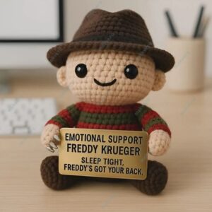 Freddy Krueger Emotional Support Crochet Doll 2 Freddy Krueger Emotional Support Crochet Doll 3