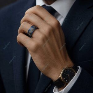 Free And Accepted Masons Est 1717 Tungsten Ring 2