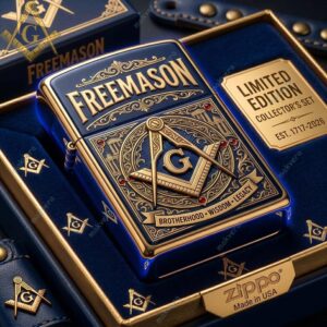 Freemason Brotherhood Wisdom Legacy Zippo Case