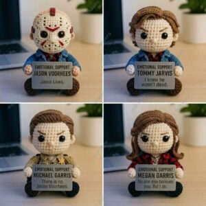 Friday The 13th Part VI 40th Anniversary Emotional Support Crochet Doll