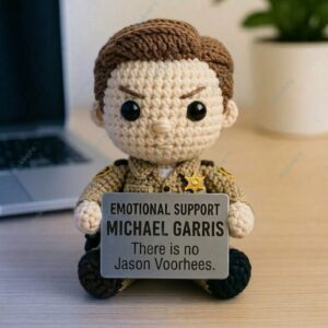 Friday The 13th Part VI 40th Anniversary Emotional Support Crochet Doll 4