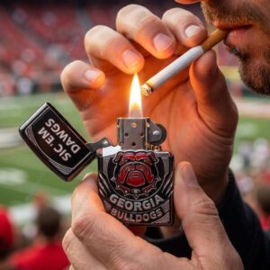 Georgia Bulldogs Sic Em Dawgs Zippo Case