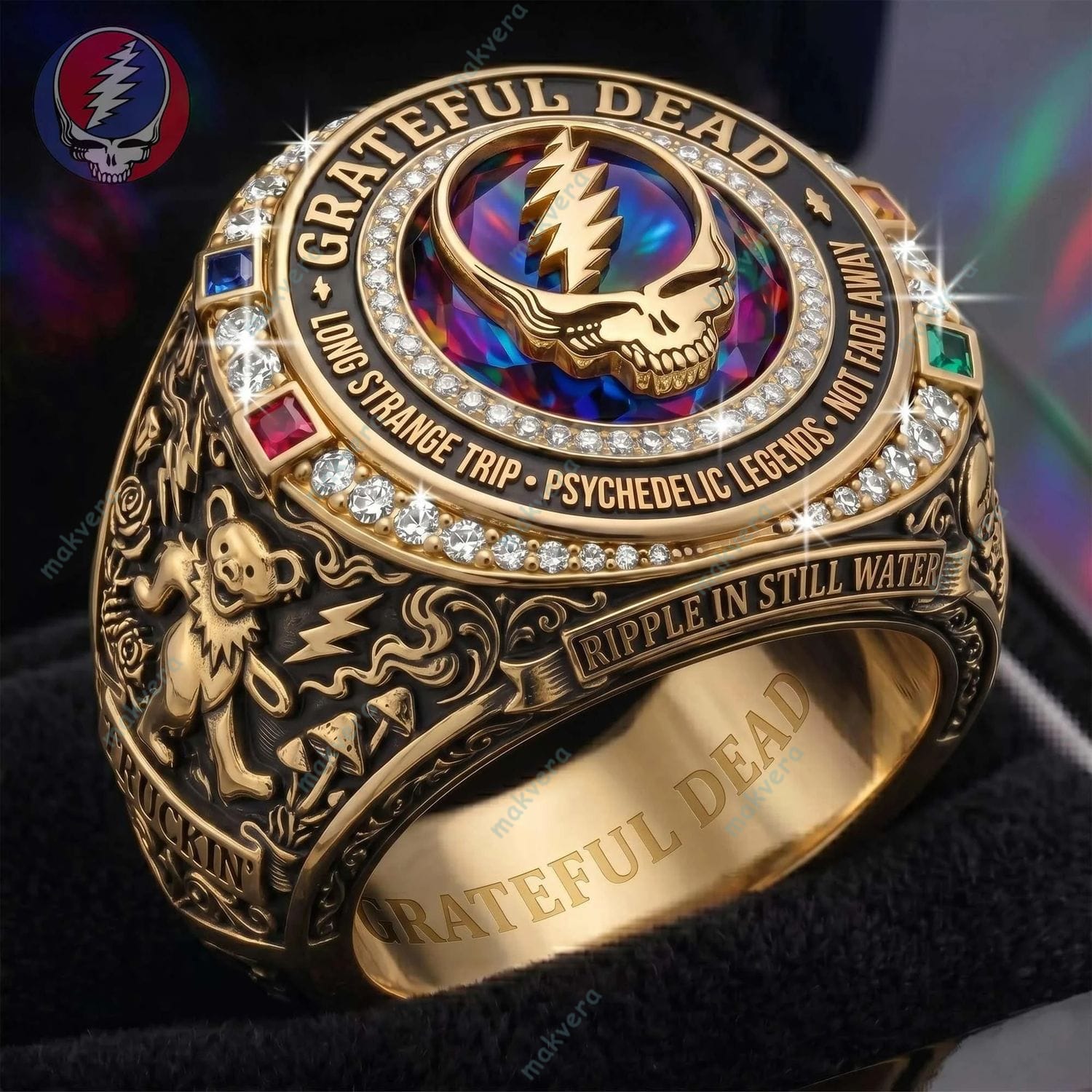 Grateful Dead Psychedelic Legends Ring 2 Grateful Dead Psychedelic Legends Ring 2