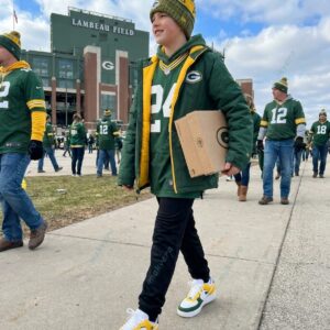 Green Bay Packers Custom Air Force 1 Sneaker