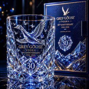Grey Goose Vodka 30Th Anniversary Whiskey Glass 3