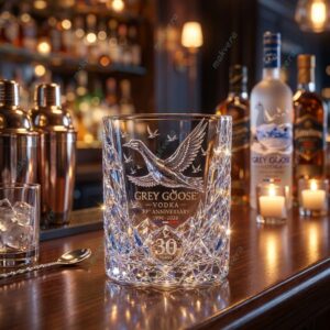 Grey Goose Vodka 30Th Anniversary Whiskey Glass