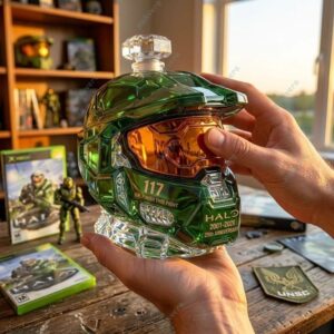 Halo Finish This Fight 25th Anniversary Whiskey Bottle 2