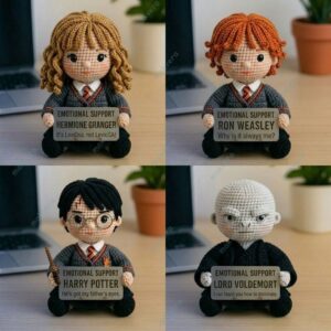 Harry Potter 25th Anniversary Emotional Support Crochet Doll