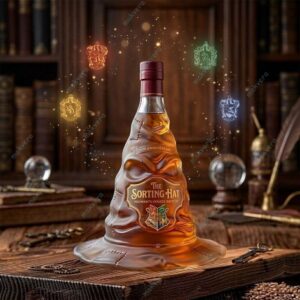 Harry Potter Hogwarts Houses Sorting Hat Whiskey Bottle 2