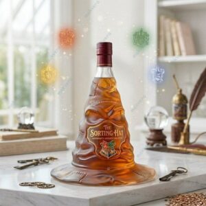 Harry Potter Hogwarts Houses Sorting Hat Whiskey Bottle 3