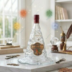 Harry Potter Hogwarts Houses Sorting Hat Whiskey Bottle
