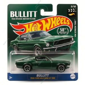 Hot Wheels Bullitt 58th Anniversary 1968 Ford Mustang GT 390 1 Hot Wheels Bullitt 58th Anniversary 1968 Ford Mustang GT 390 2