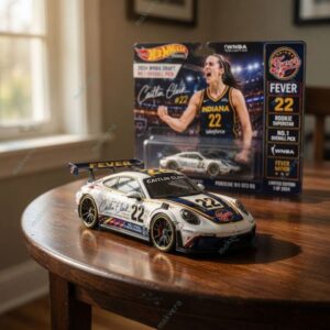 Hot Wheels Caitlin Clark WNBA Indiana Fever Porsche 911