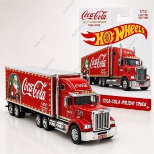 Hot Wheels Coca Cola Holiday Truck 140th Anniversary