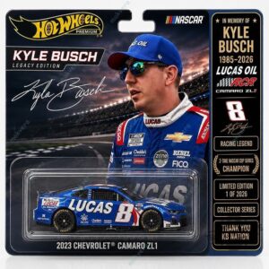 Hot Wheels Kyle Busch Legacy 1985-2026 Lucas Oil 2