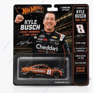 Hot Wheels Kyle Busch Legacy Memorial 2026 NASCAR Cup 1 Hot Wheels Kyle Busch Legacy Memorial 2026 NASCAR Cup 2