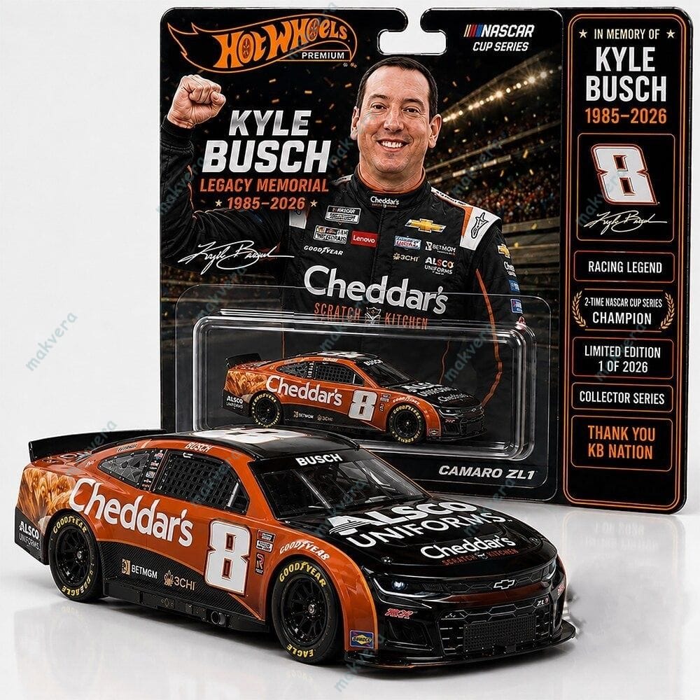 Hot Wheels Kyle Busch Legacy Memorial 2026 NASCAR Cup Hot Wheels Kyle Busch Legacy Memorial 2026 NASCAR Cup