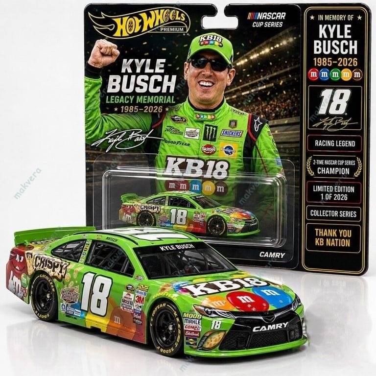 Hot Wheels Kyle Busch Legacy Memorial No 18 Camry 3 Hot Wheels Kyle Busch Legacy Memorial No 18 Camry 3