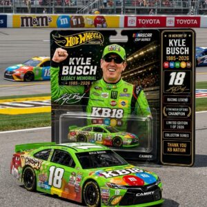 Hot Wheels Kyle Busch Legacy Memorial No 18 Camry