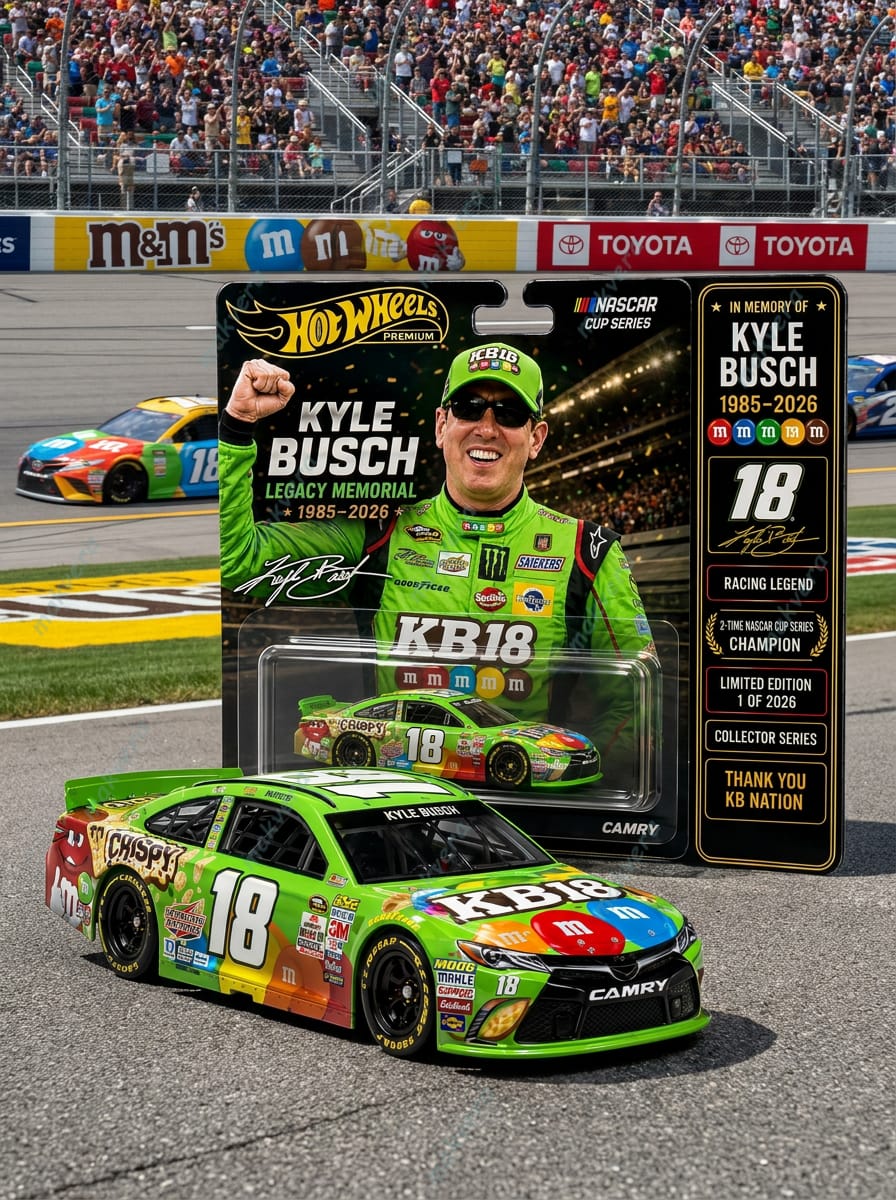 Hot Wheels Kyle Busch Legacy Memorial No 18 Camry Hot Wheels Kyle Busch Legacy Memorial No 18 Camry