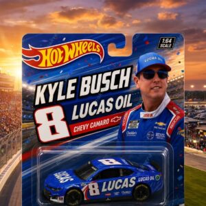 Hot Wheels Kyle Busch Number 8 Lucas Oil Chevy Camaro Car 2