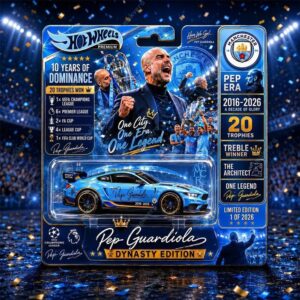 Hot Wheels Pep Guardiola Dynasty Edition Mustang GT
