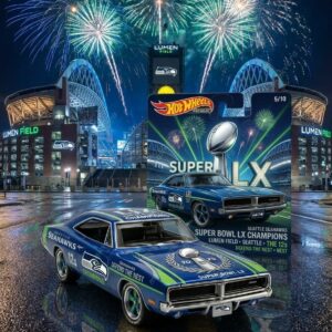 Hot Wheels Seattle Seahawks Super Bowl LX Champions Collector’s Car